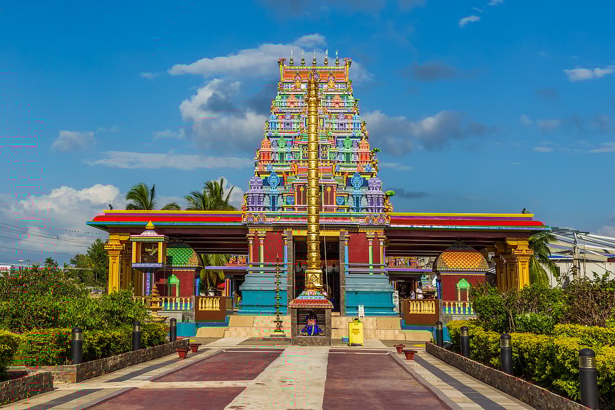 The front facade of Sri Siva Subramaniya Temple