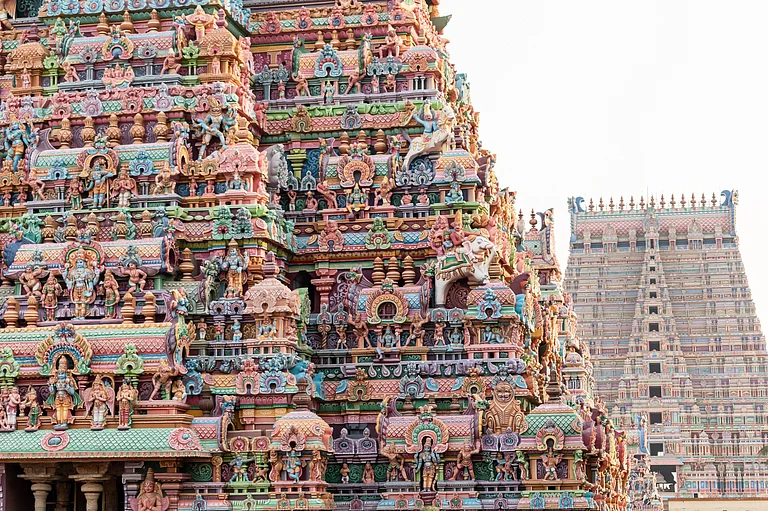The Ranganathaswamy Temple is a Hindu temple dedicated to Ranganatha (a form of Vishnu) in Tiruchirappalli - balajisrinivasan/Shutterstock