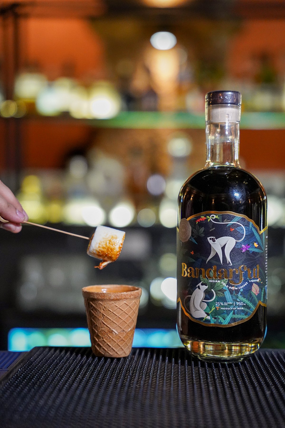 The Monkey Mellow is Bandarfuls signature cold-brew coffee liqueur