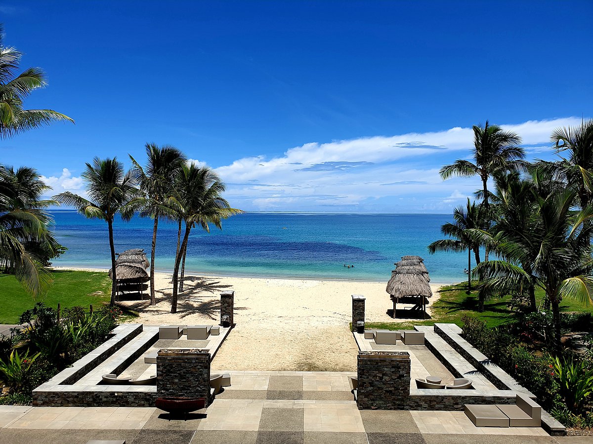 A resort at the Natadola Beach