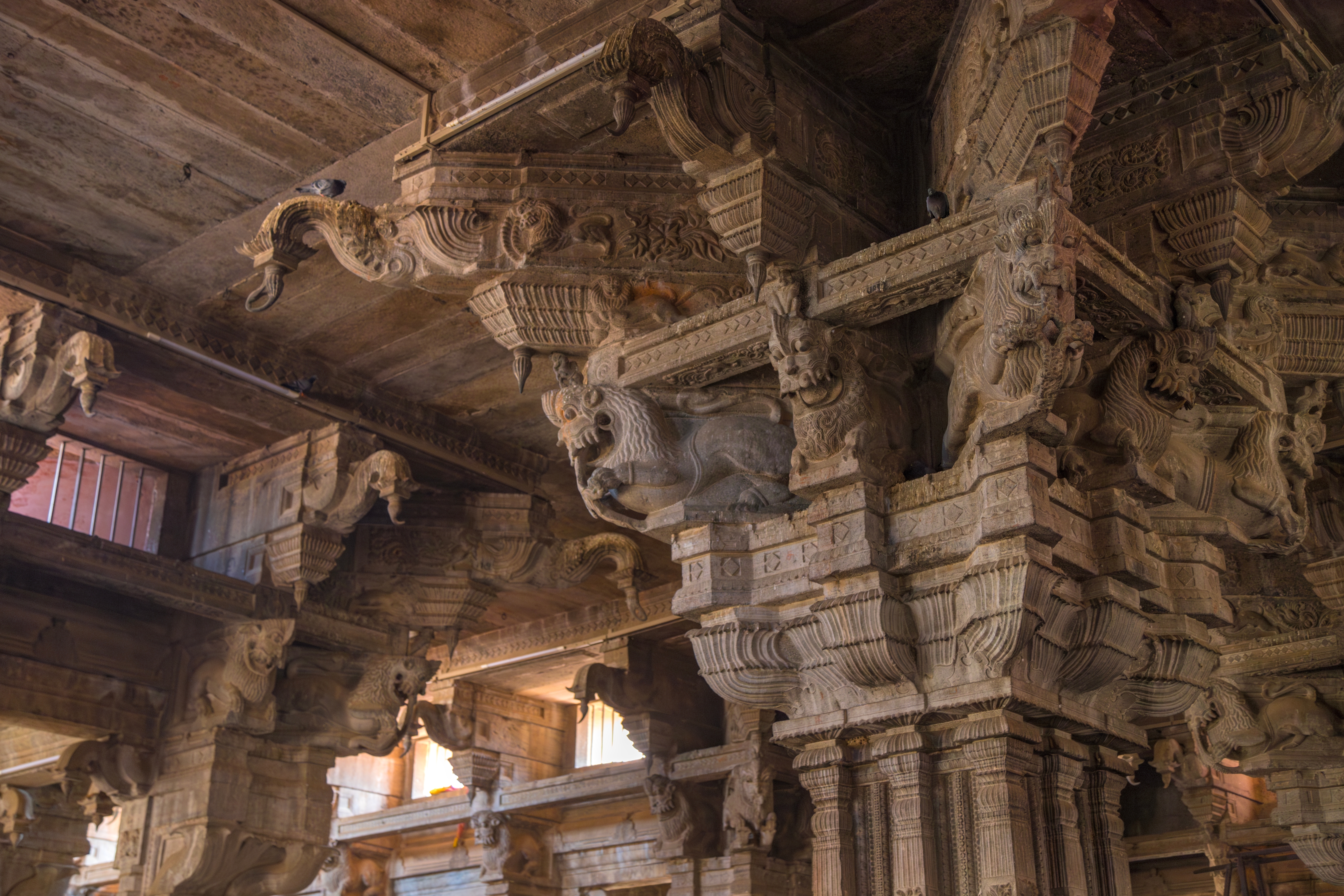 The Dravidian architecture of the Jambukeswarar Temple