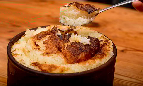 This rich, creamy baked rice dish has become increasingly popular throughout Egypt