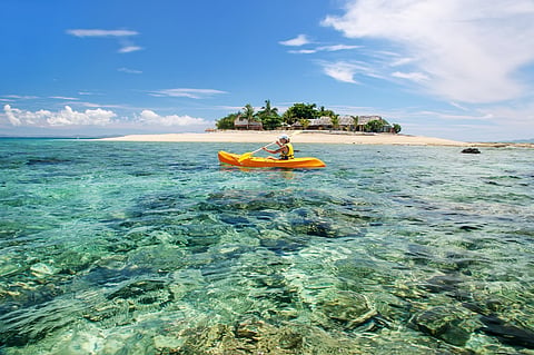A view of the Mamanuca Islands