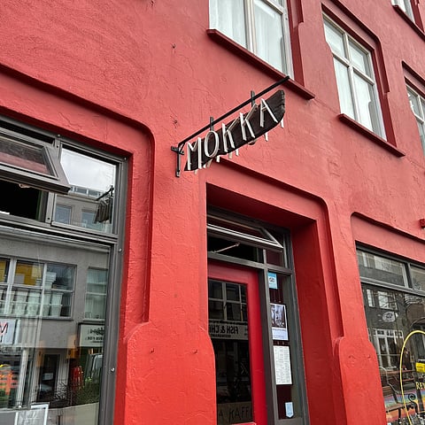 A Mokka Kaffi coffee house in Reykjavík