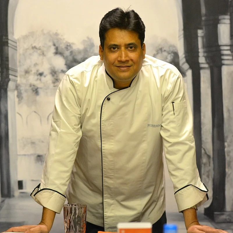 Chef Rehman pauses for a picture