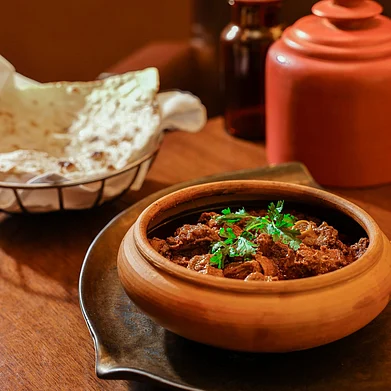 Roseate House : Chippe ka Gosht, a recipe in the Hyderabadi pop-up