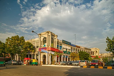 Shutterstock : A view of Connaught Place, Delhi
