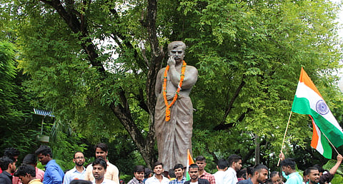 The Chandrashekhar Azad Park is named after freedom fighter Chandrashekhar Azad, who sacrificed his life during a gunfight with British forces