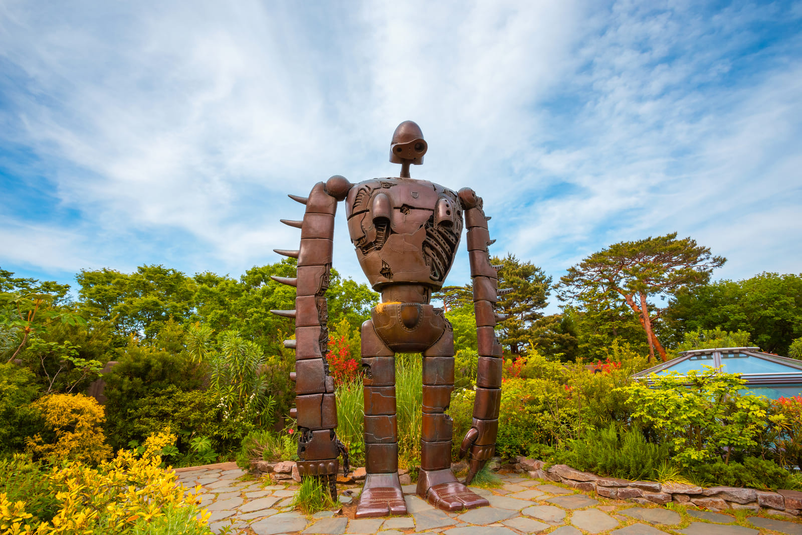 The robot from Castle in the Sky at the Ghibli Museum