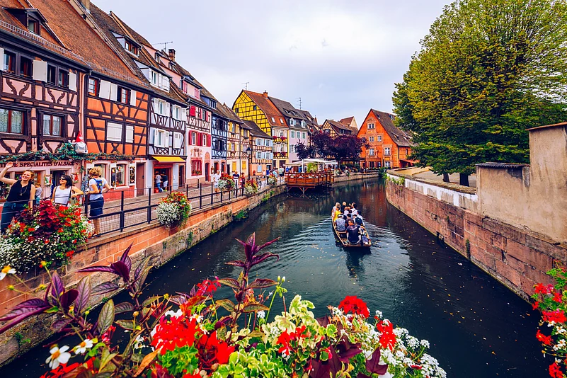 A view of the Old Town of Colmar