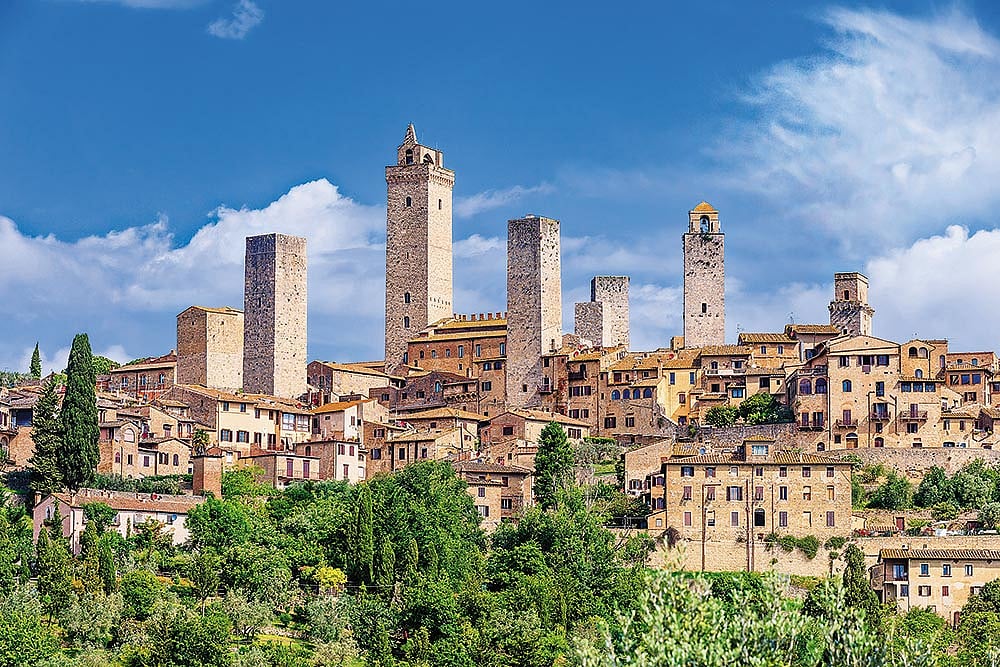 San Gimignanos skyline has earned it the nickname The Medieval Manhattan