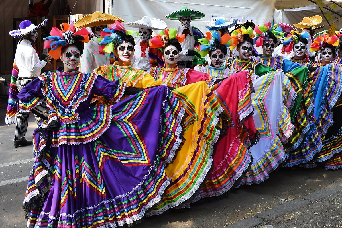 El Día de Muertos celebrations in Mexico City