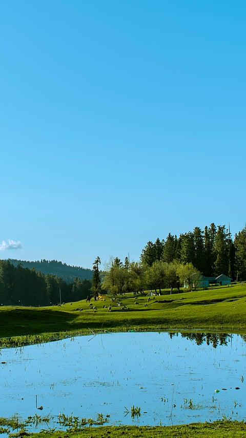 A beautiful lake in Yusmarg