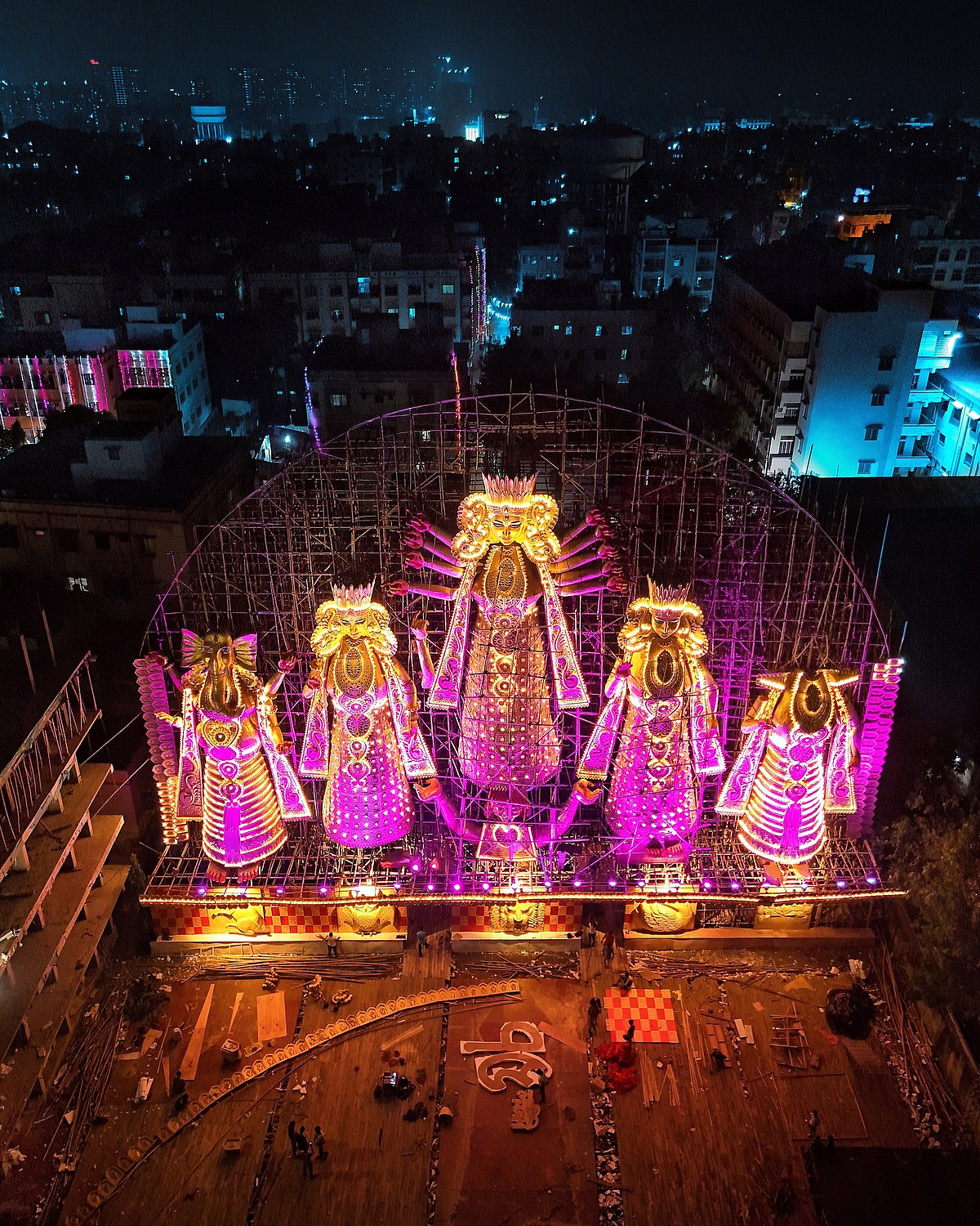 Sodepur Sahid Colony Sharbojonin Durgotsav