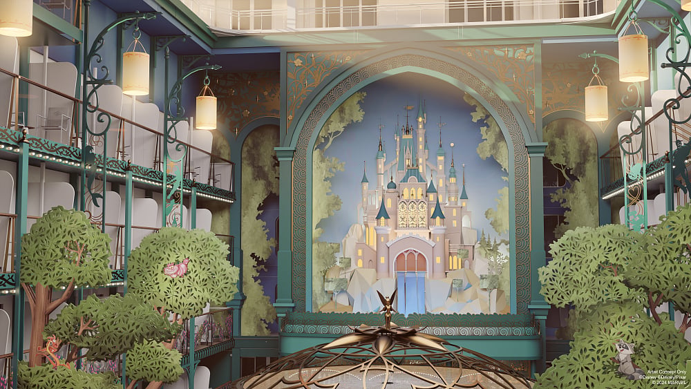 The Disney Imagination Garden Castle