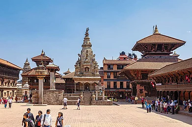 Shutterstock : A view of the central part of Durbar Square
