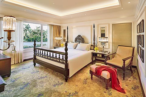 Taj Bengal's design ethos is a fusion of colonial and modern styles