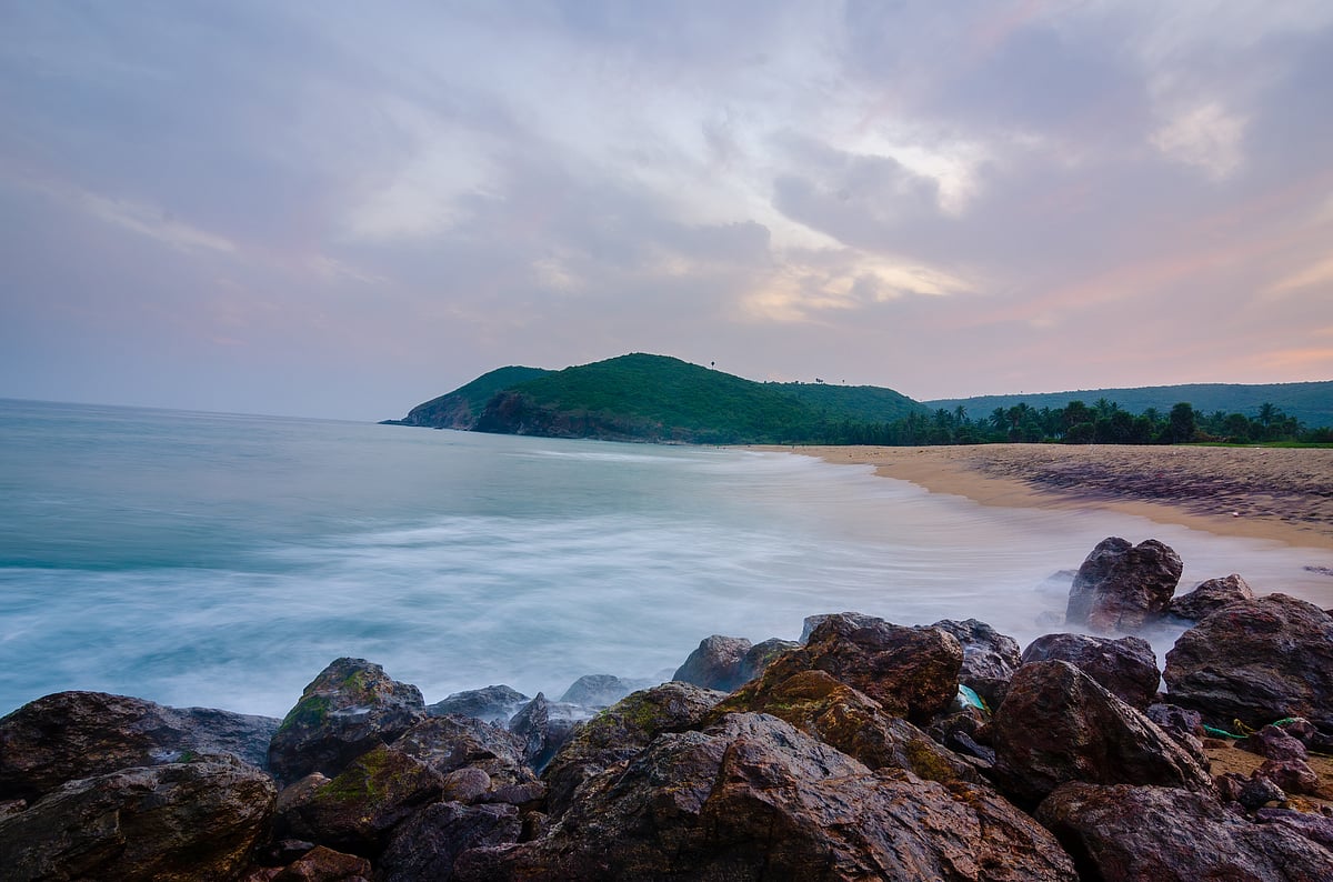 Yarada Beach is ideal for those who like to enjoy the unadulterated beauty of Vizags coastline