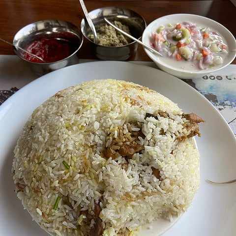 A perfect blend of spices, meat, and rice