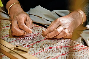 Photo: Shutterstock : Muga silk is known for its naturally lustrous gold sheen