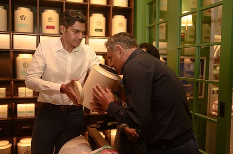 Rudra Chatterjee at the Makaibari store launch