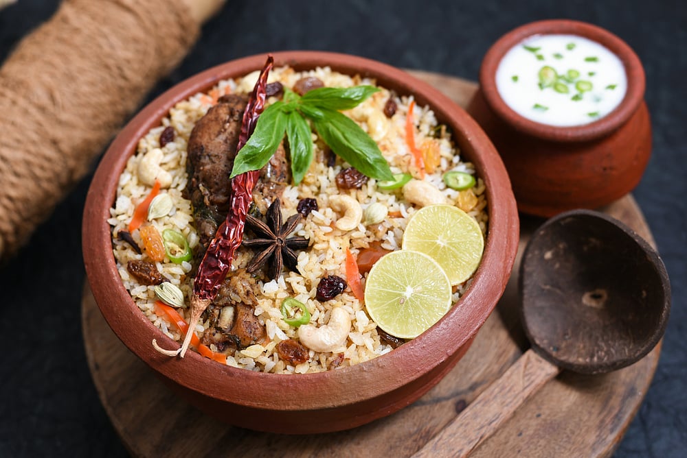 Malabar Chicken Dum Biriyani or Thalassery Biryani 