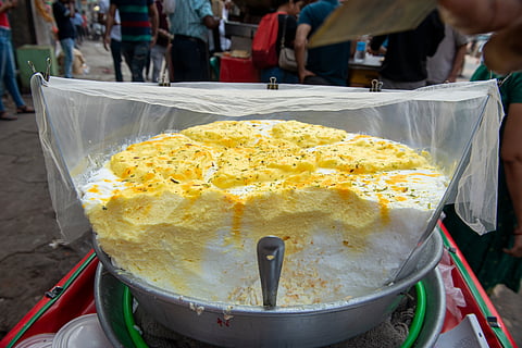 Daulat ki Chaat is a winter special delicacy, popularly found in Delhi's Chandni Chowk 