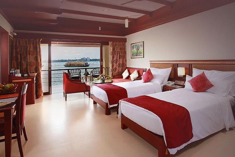 Sterling Lake Palace is set on an island in the famous Vembanad Lake