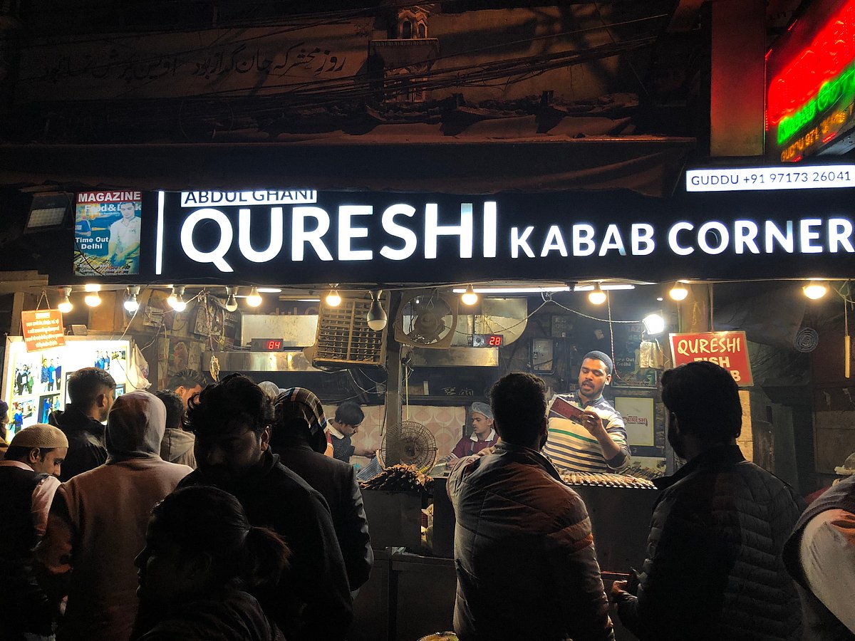 Qureshi Kabab Corner in Jama Masjid is one of the best food places in Delhi