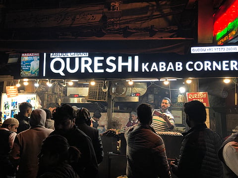 Qureshi Kabab Corner in Jama Masjid is one of the best food places in Delhi