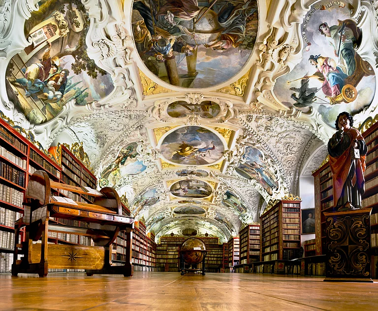 The Theological Hall of the Strahov Library - tilialucida/Shutterstock