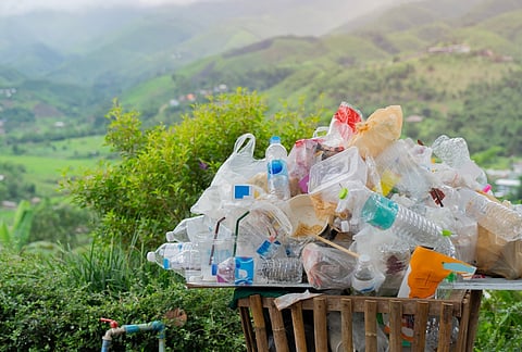 The environmental impact of plastic waste along trekking routes and forest paths can be huge