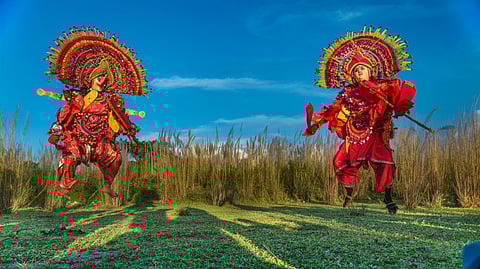 Chau is a traditional folk art form from Purulia, West Bengal