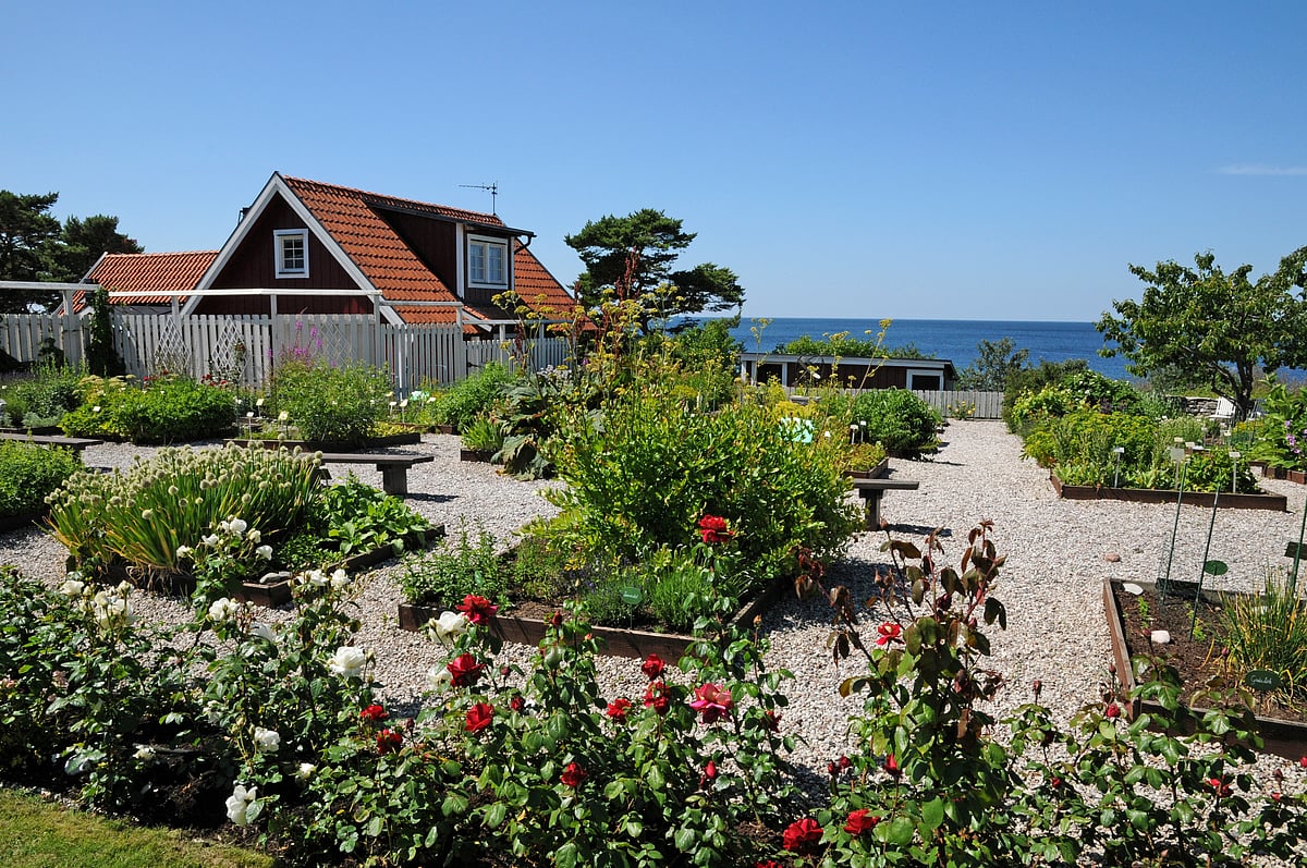 The gardens of Visby