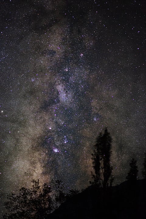 Core of the Milky Way galaxy, shot at Nubra Valley, Ladakh
