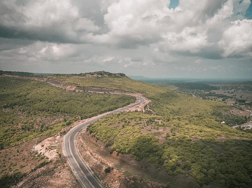 The landscape of Sohagi Pahad