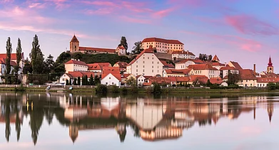 Shutterstock.com : The candy coloured skyline of Ptuj