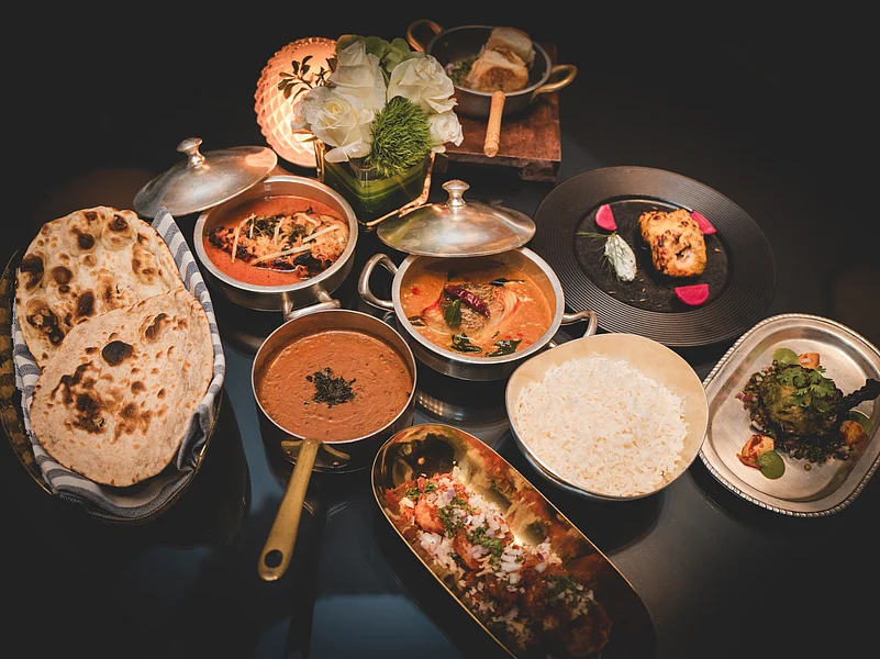 Indulge in a five-course menu from Michelin-starred Chef Rohit Ghai at Aangan.