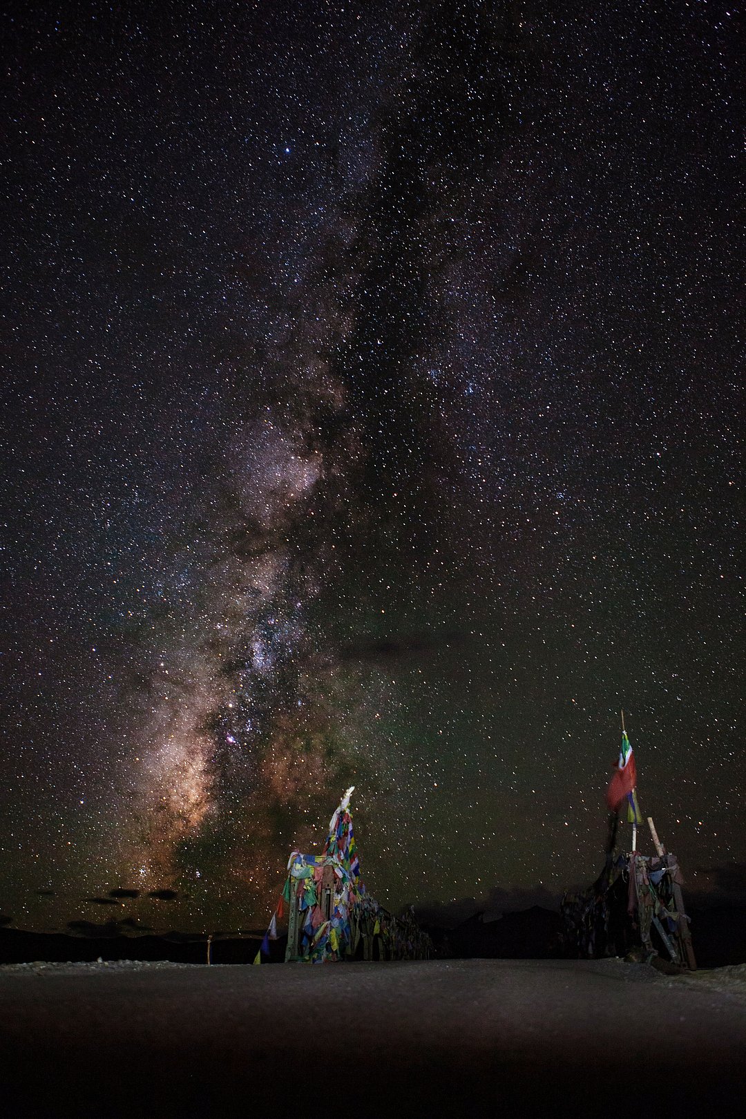 Bright Arm of the Milky Way galaxy shot at Hanle, Ladakh