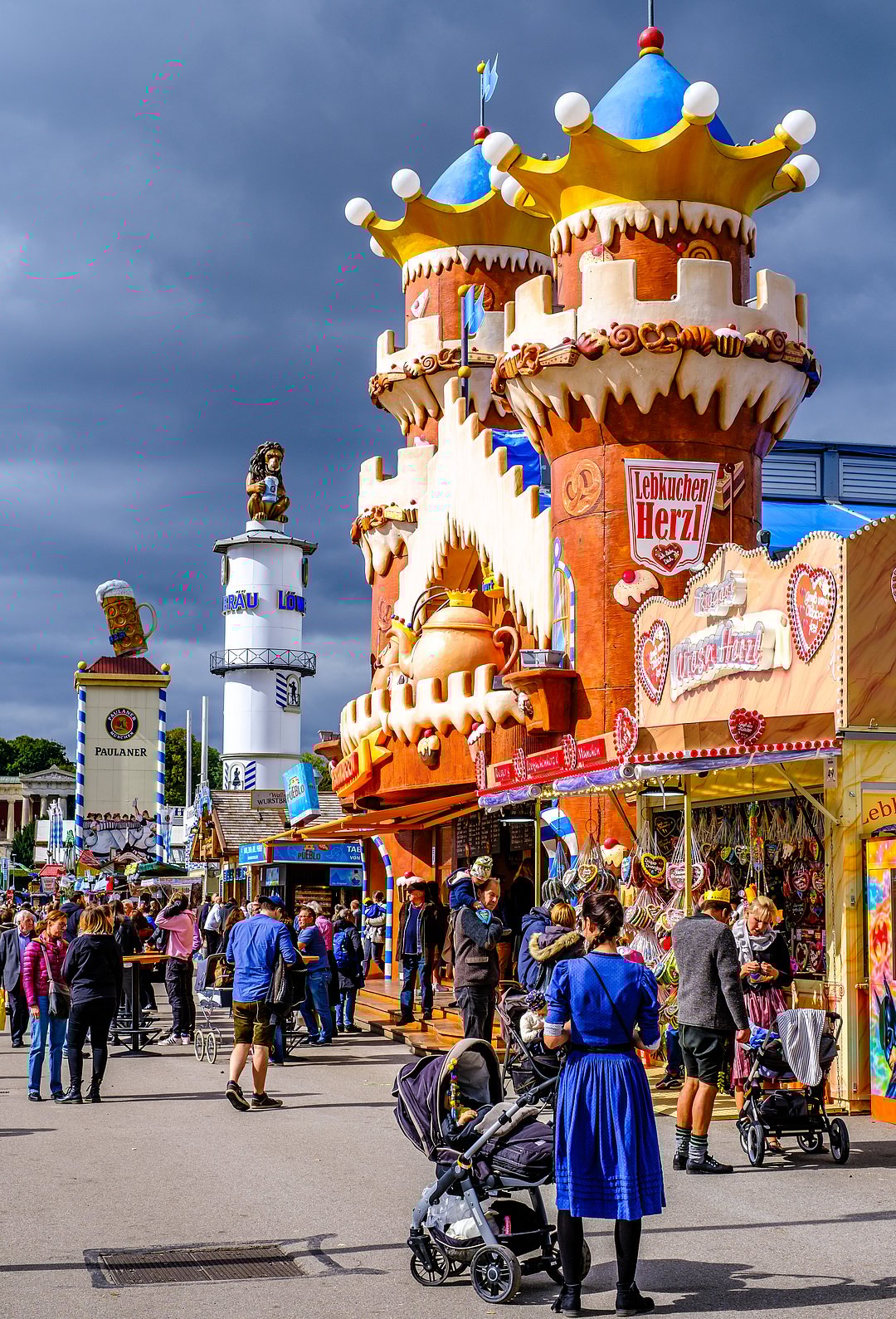Celebrations and decorations on Oktoberfest, Germany