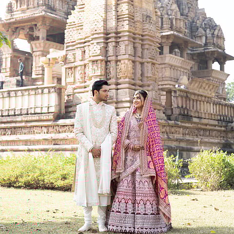 Khajuraho is considered a top winter wedding destination due to its pleasant weather during the colder months, stunning temples and beautiful landscapes