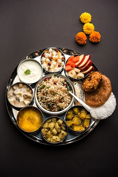 Shutterstock : A Navratri thali