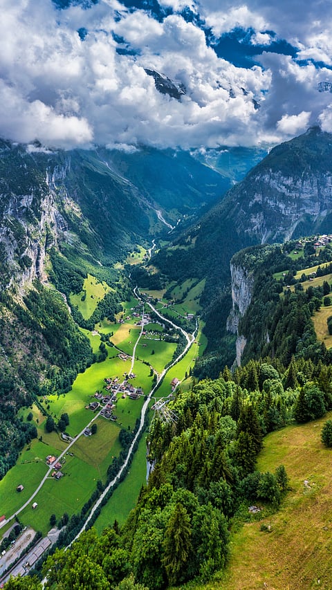 Lauterbrunnen village, Berner Oberland, Switzerland