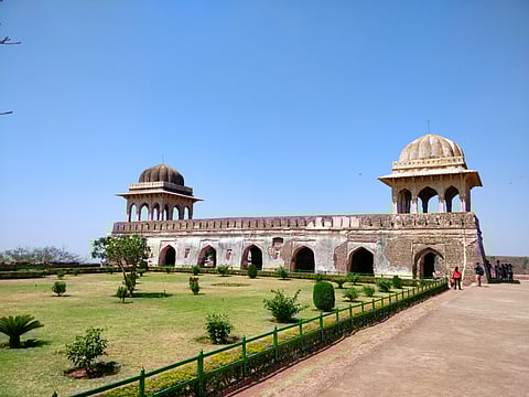 A view of the Roopmati's Pavilion