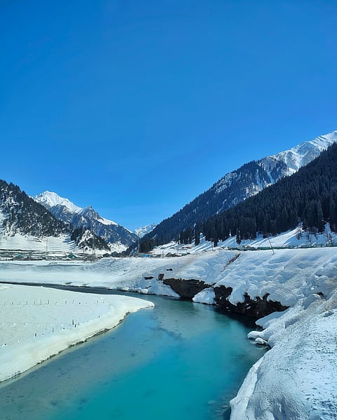 Beautiful Sonamarg during winter