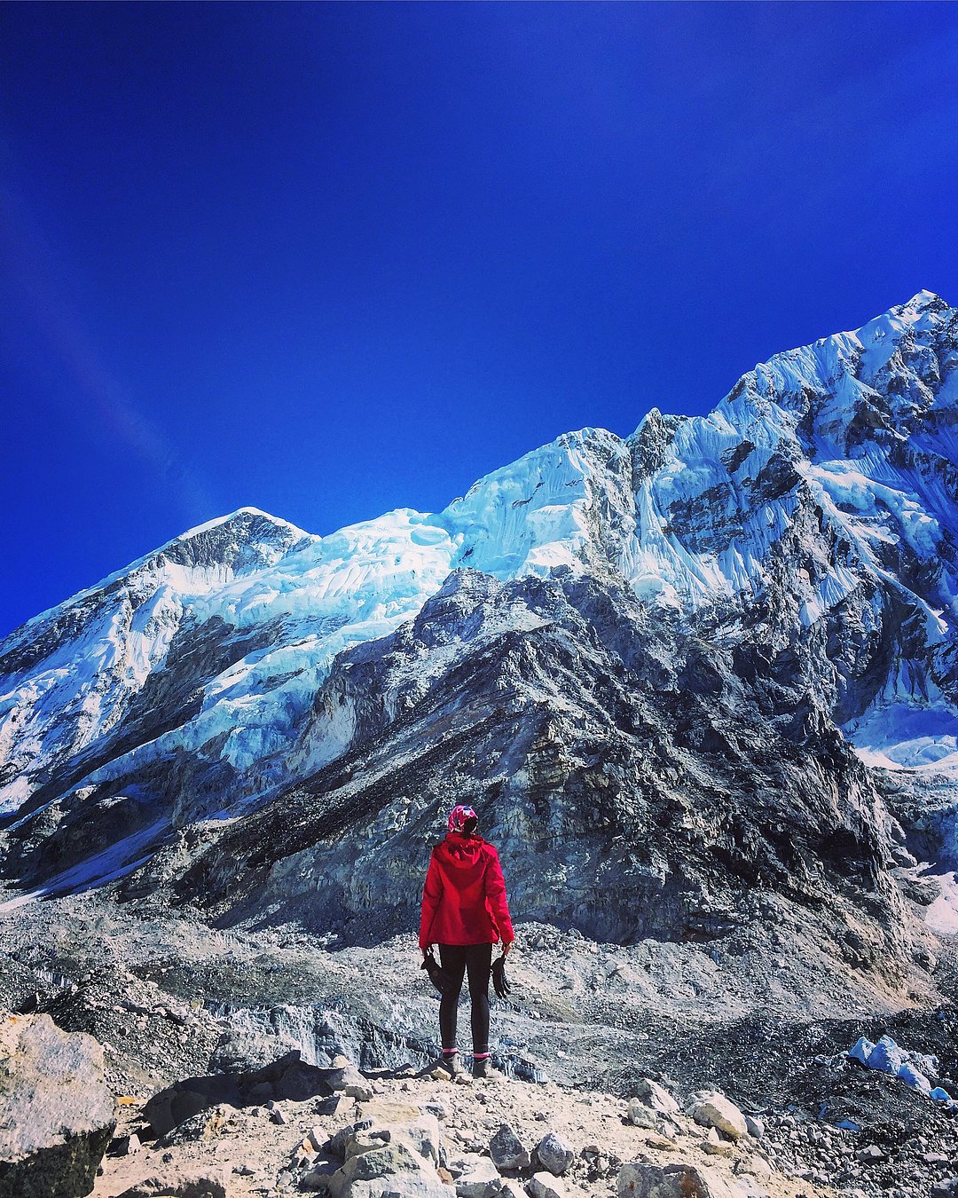 At Everest Base Camp