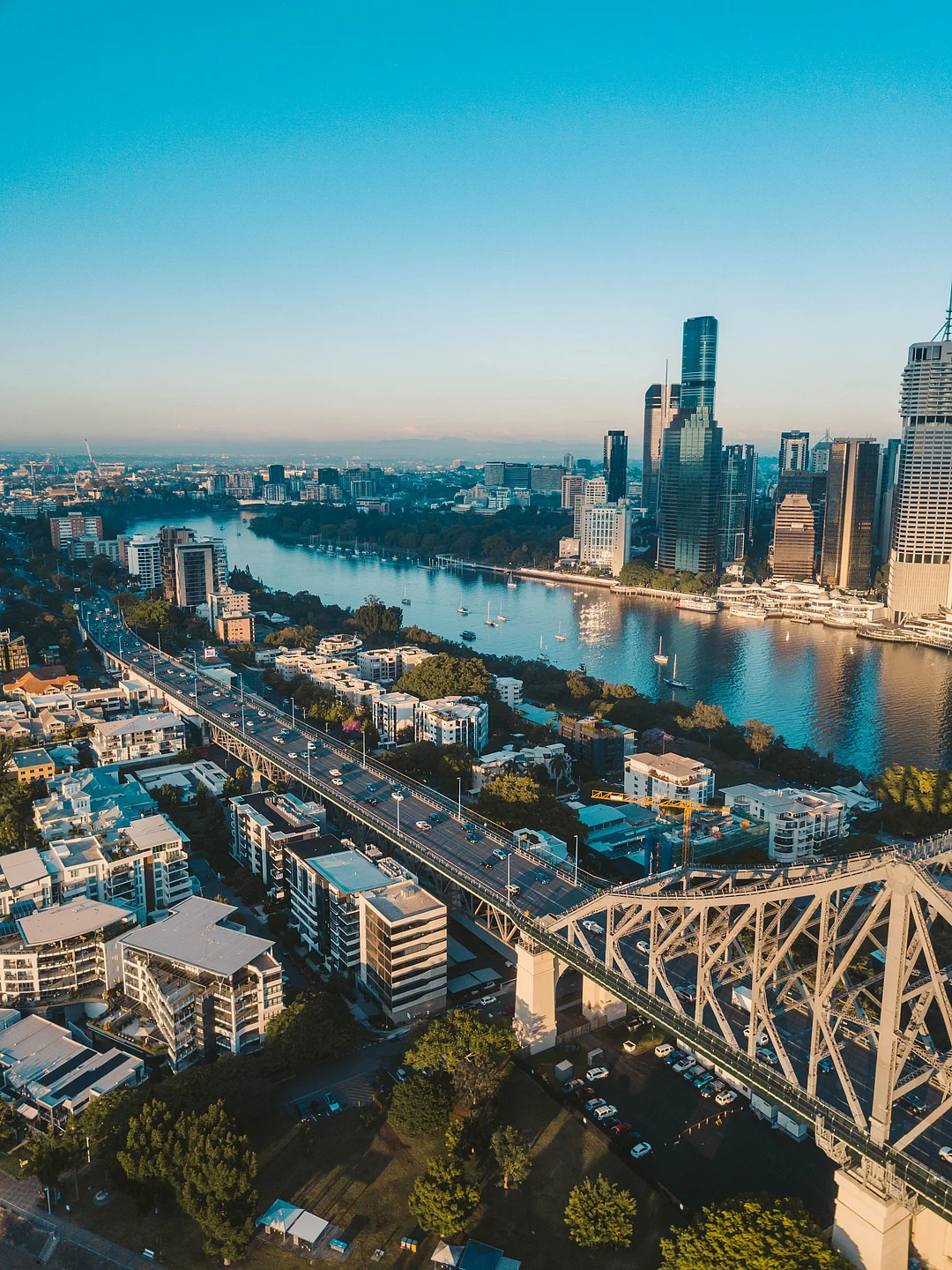Sunrise over Brisbane
