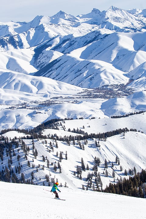 Skiing in the Sun Valley