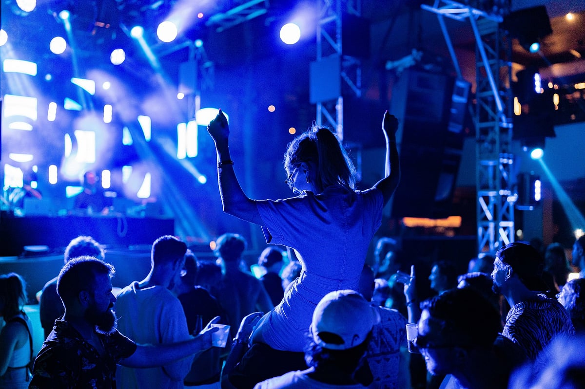 A concert at Ku De Ta