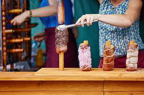 Trdelnik is street food of Prague